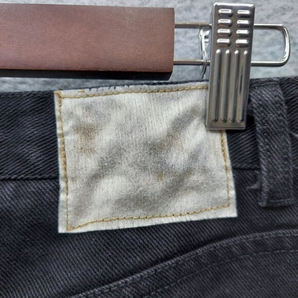 Bugle Boy Gold Crest Womens Black Cotton Pants Size 14 - Picture 6 of 6